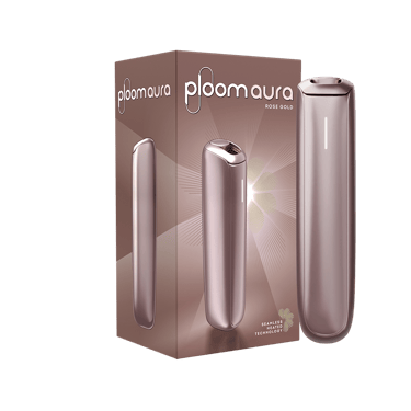 Ploom AURA Rose Gold pakovanje sa uređajem