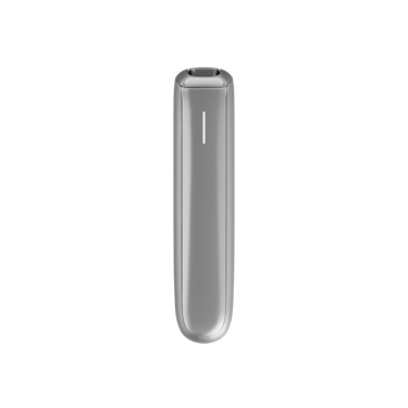Ploom AURA Lunar Silver device front view
