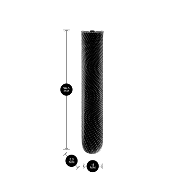 Ploom AURA Front Panel Jet Black Augmented Pattern