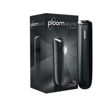 Ploom AURA Jet Black pakovanje sa uređajem