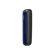Side view of Ploom Aura front panel accessory in Navy Blue Augmented Pattern color