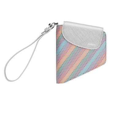 Prednji prikaz zatvorene Multicolored Patterned Canvas Duo futrole