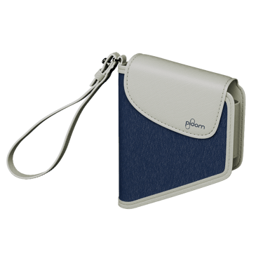 Prednji prikaz zatvorene Denim Leather Fusion Duo futrole