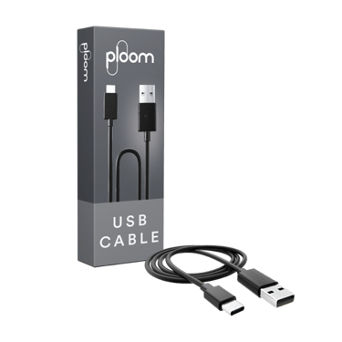 ploom x usb cable black with package