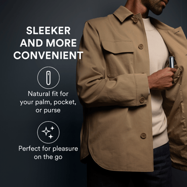 The Ploom AURA device in Navy Blue color is a sleeker and more convenient heated tobacco device