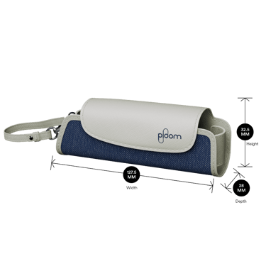 Ploom AURA Solo torbica Blue Silver