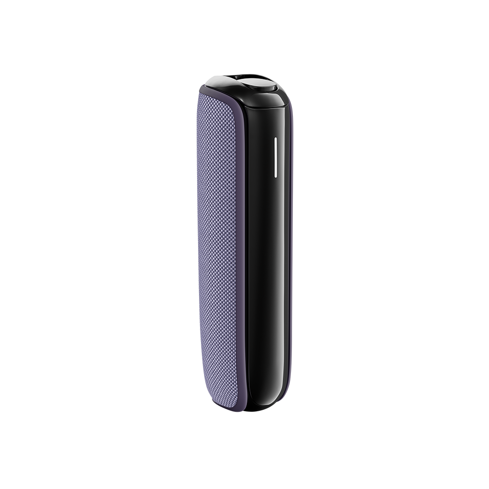 Lavender Back Cover for Ploom AURA on device
