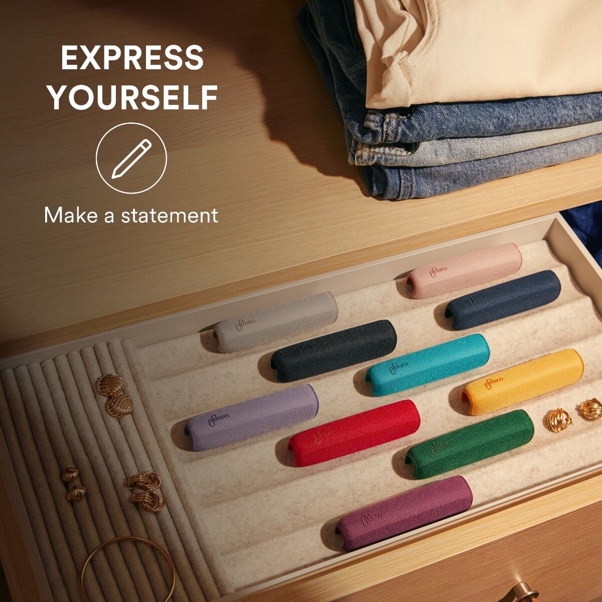 Range of Ploom AURA Back Covers: Match your style or mood
