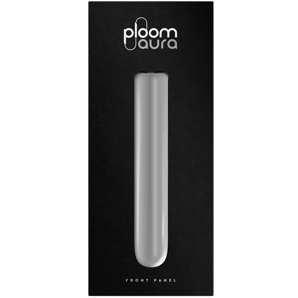 Ploom AURA Front Panel Glossy Lunar Silver