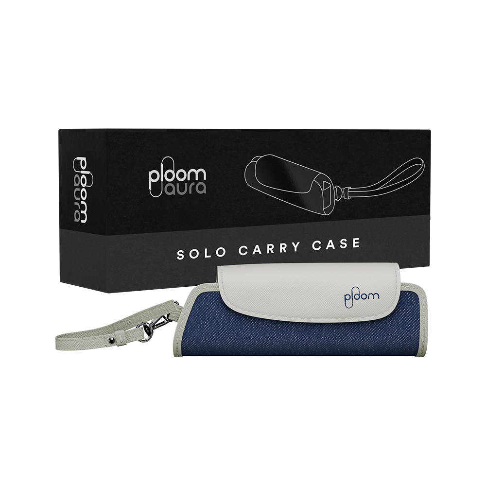Ploom AURA Solo Carry Case Denim Leather Fusion pack
