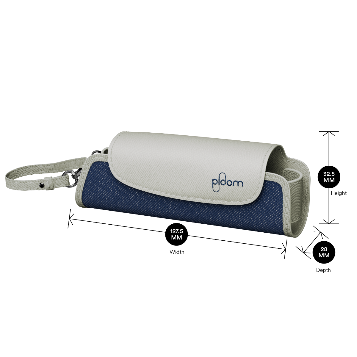 Ploom AURA Solo Carry Case Blue Silver