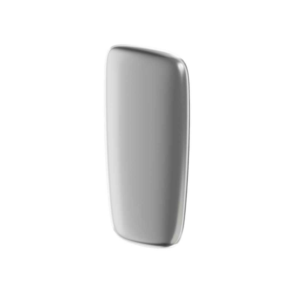 Ploom X Advanced  Silver prednji poklopac iz desnog ugla
